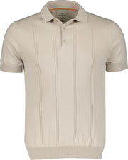 Hensen Polo - Slim Fit - Beige - 4XL Grote Maten