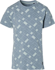Levv jongens t-shirt Mak Vintage Blue Graphic