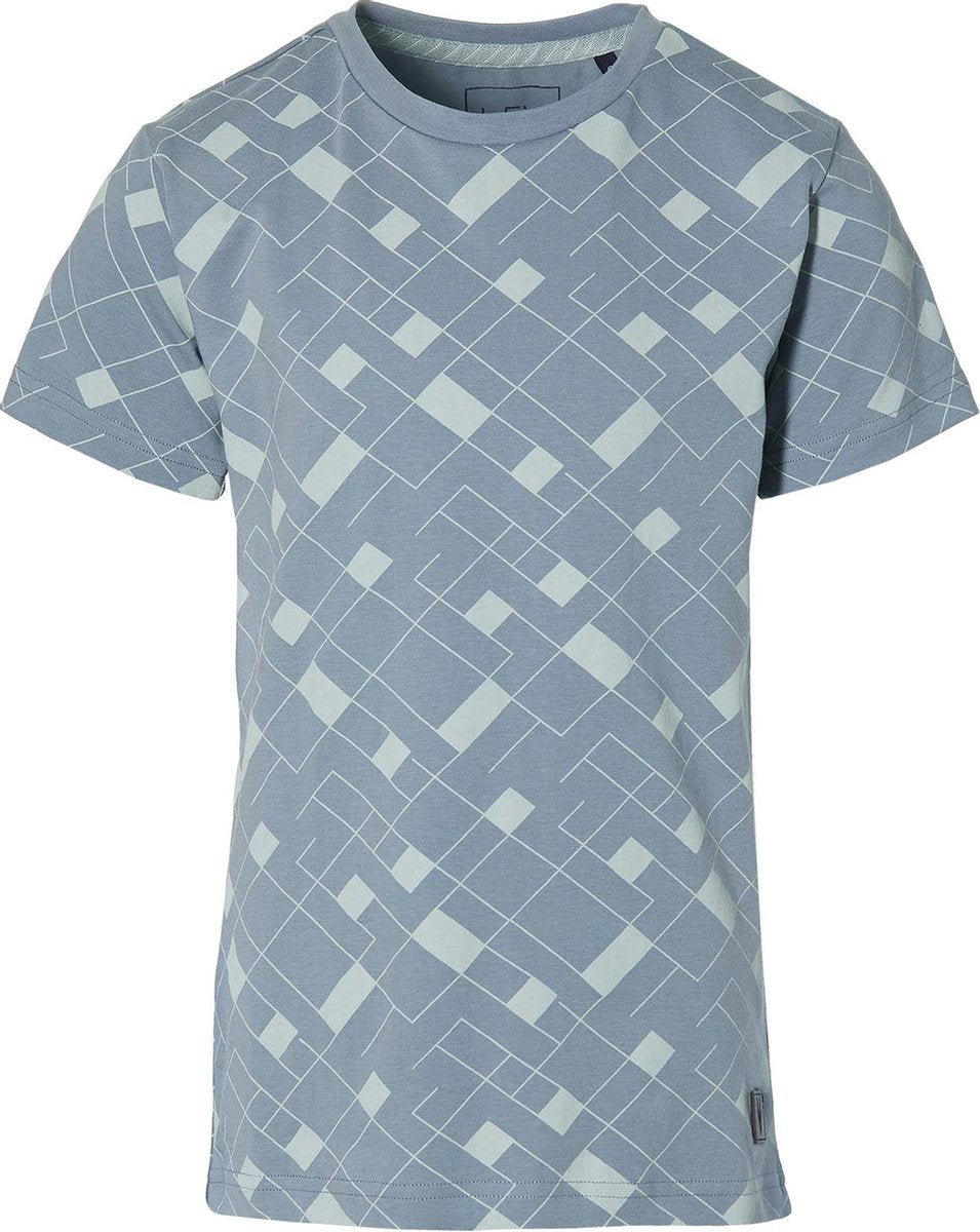 Levv jongens t-shirt Mak Vintage Blue Graphic
