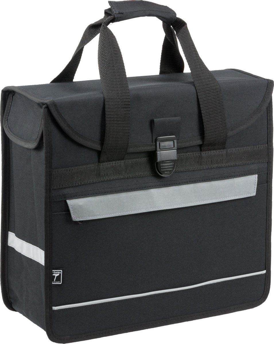 Willex Shopper Fietstas - Zwart - 15.5L - Met Reflectie