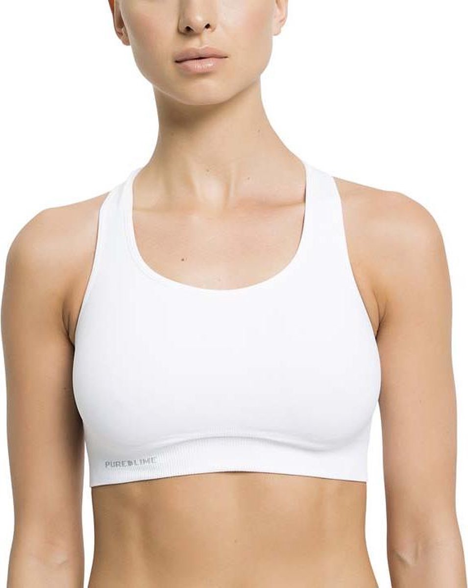 Pure Lime sportondergoed - dames Sporttop wit - maat S/M