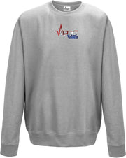 FitProWear Sweater Dames - Grijs - Maat XS - Dames - Trui zonder capuchon - Sweater - Hoodie - Trui - Sporttrui - Katoen / Polyester - Sportkleding - Casual kleding - Winterkleding