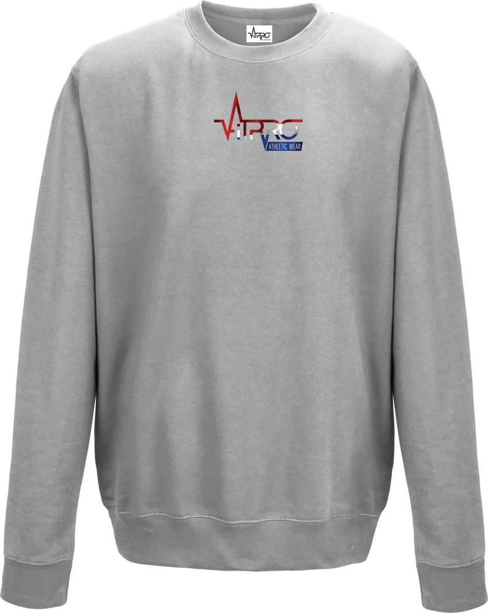 FitProWear Sweater Dames - Grijs - Maat XS - Dames - Trui zonder capuchon - Sweater - Hoodie - Trui - Sporttrui - Katoen / Polyester - Sportkleding - Casual kleding - Winterkleding