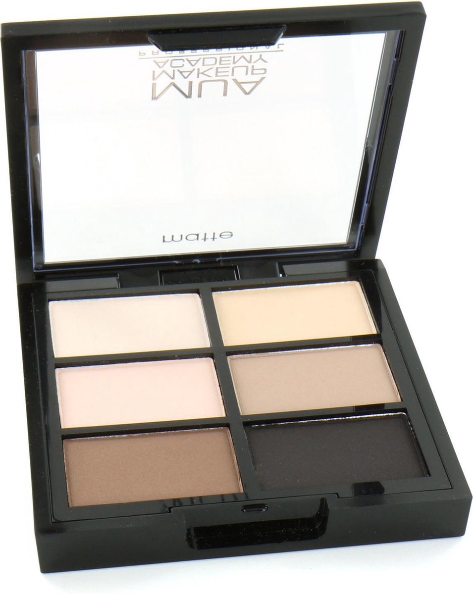 MUA 6 Shade Matte Oogschaduw Palette - Natural Essentials