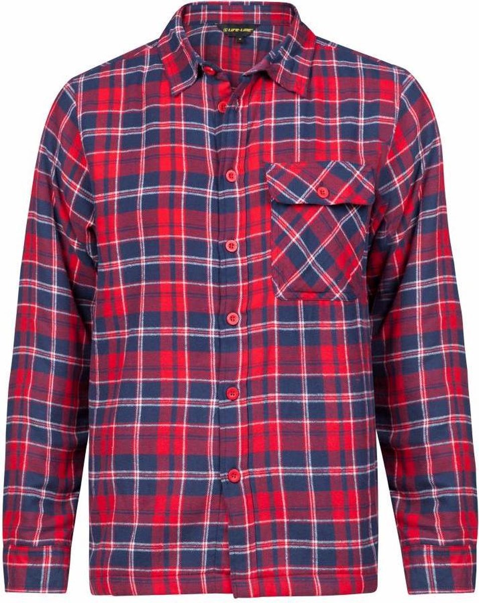 Life-Line Dirk Blouse - Heren Outdoor Shirt - Gevoerd Vest