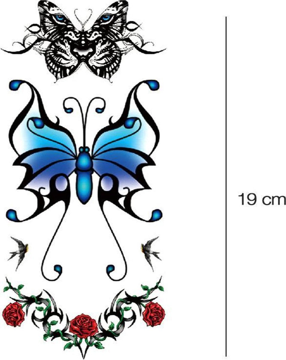 Vlinder Neptattoo