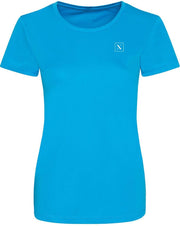 LXURY Dames Smooth Sportshirt maat XL - Trainingshirt - Blauw