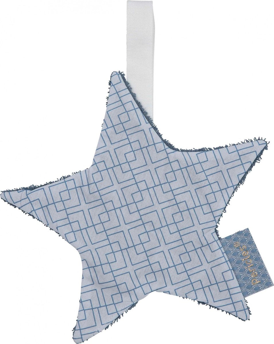 Pericles Speendoekje 22 Cm Katoen/bamboe Blauw