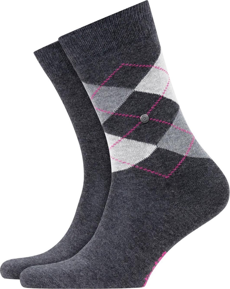 Burlington Everyday 2-Pack Dames Sokken - Grijs - Maat 36-41