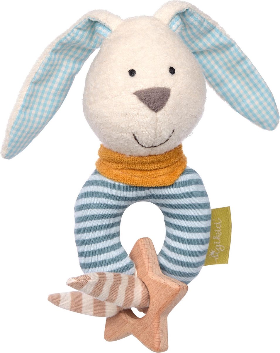 sigikid Rammelaar haas blauw