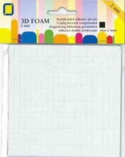 JeJe Foam dots zwart 2 X 5 x 5 mm 3.3142