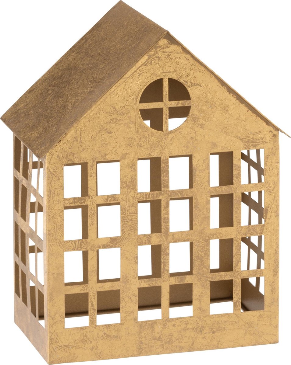 J-Line Kaarshouder Huis Delta Ijzer Goud