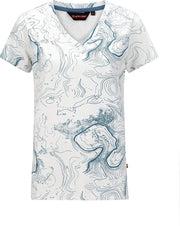 Life-Line Chardy dames T-shirt korte mouw - Wit/blauw