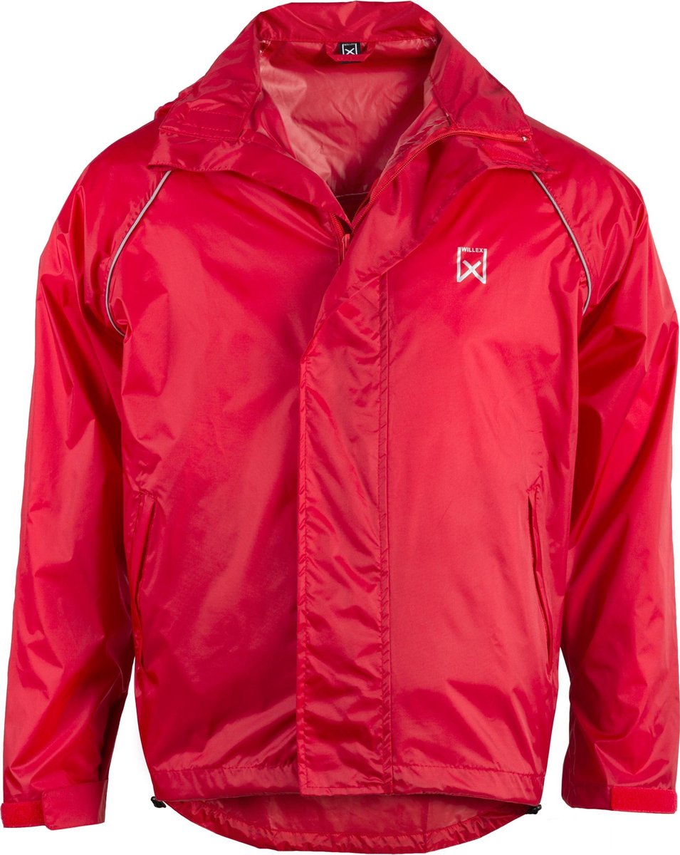 Willex Regenjack - Maat S - Ademend - Rood