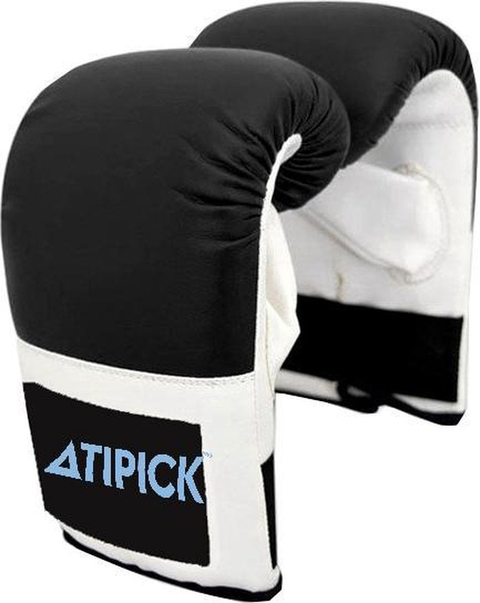 Atipick Bokshandschoenen Heren Pvc Zwart/wit Maat L 2-delig