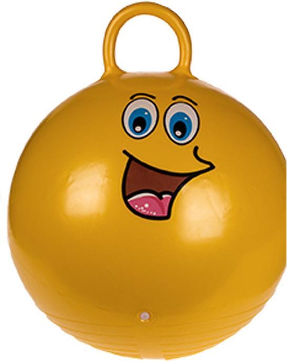Skippybal Lachgezicht 45cm Geel