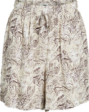 Object OBJKINNA HW SHORTS Silver Gray Dames short - Maat 36