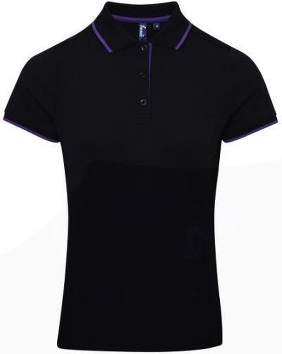 2 x Women's contrast Coolchecker® polo