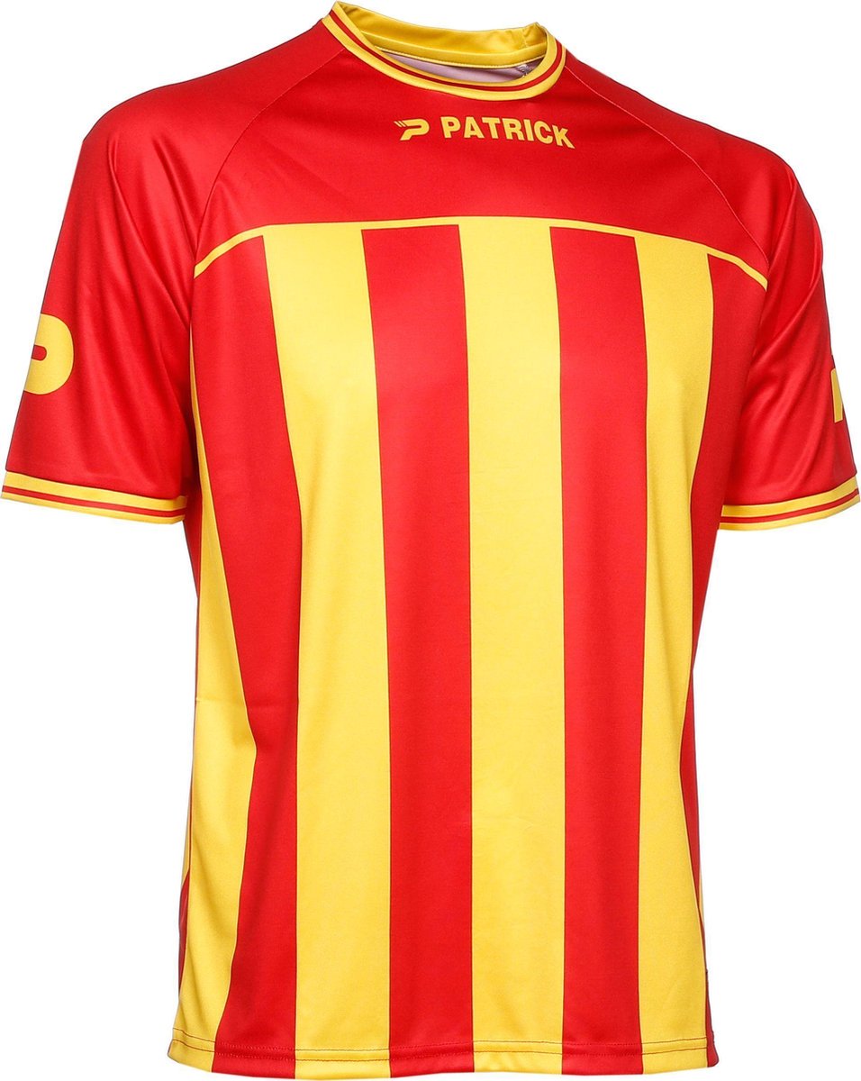 Patrick Coruna Shirt Korte Mouw Kinderen - Rood / Geel | 9/10