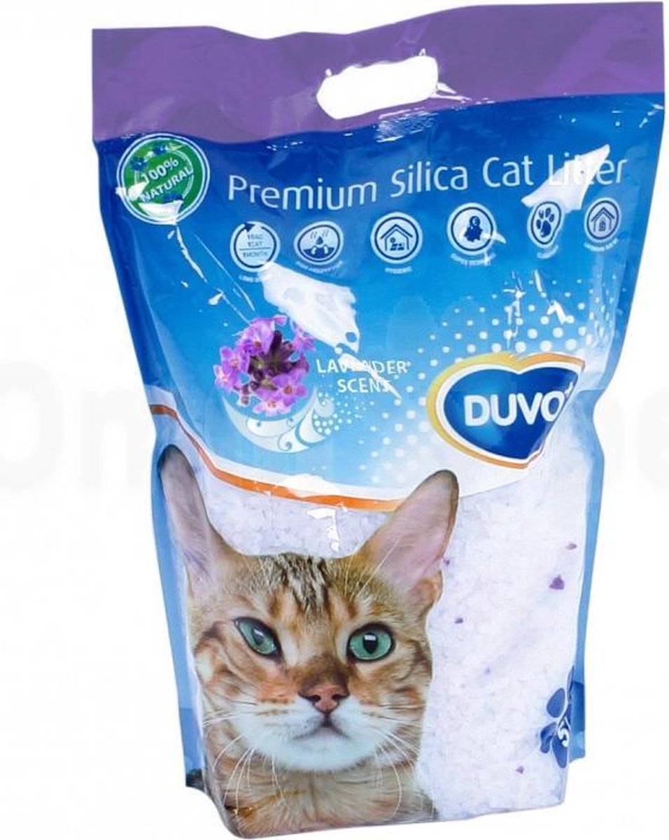 Duvo Premium Silica Kattenbakvulling - 5 l