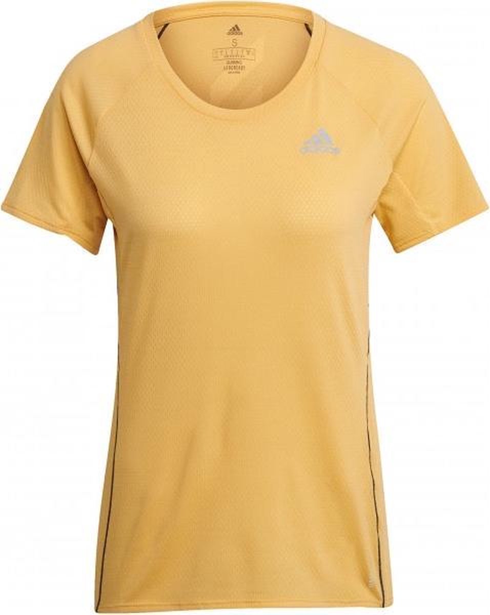 adidas Runner Shirt Dames - oranje - maat M