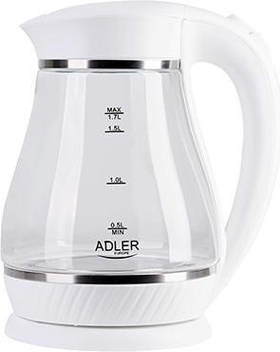 Witte hoge waterkoker - 1.7 liter