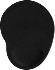 Gadgetpoint | Muismat | Rond | Polssteun | Antislip | Zwart