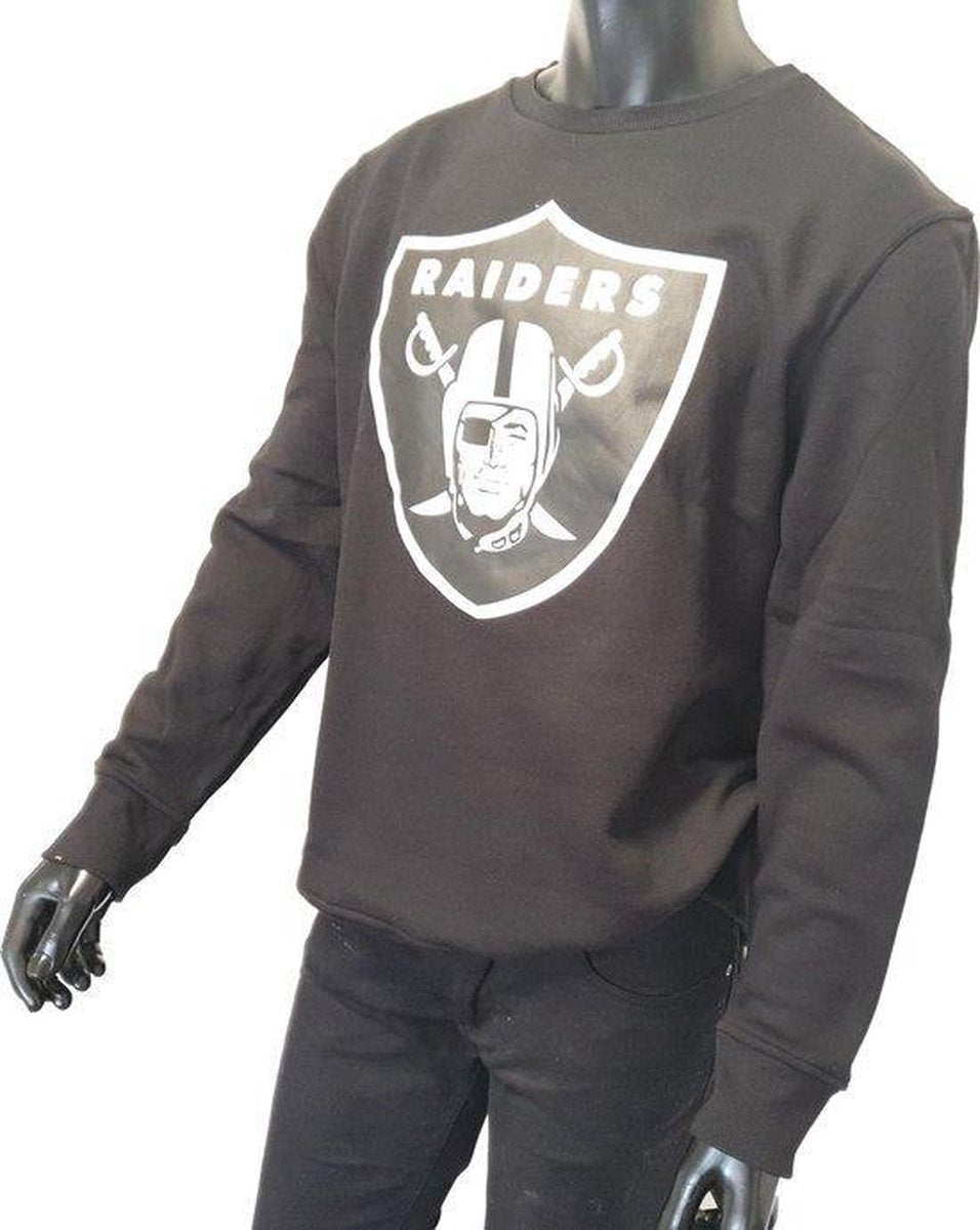 New Era Crewneck Raiders BLack Maat M