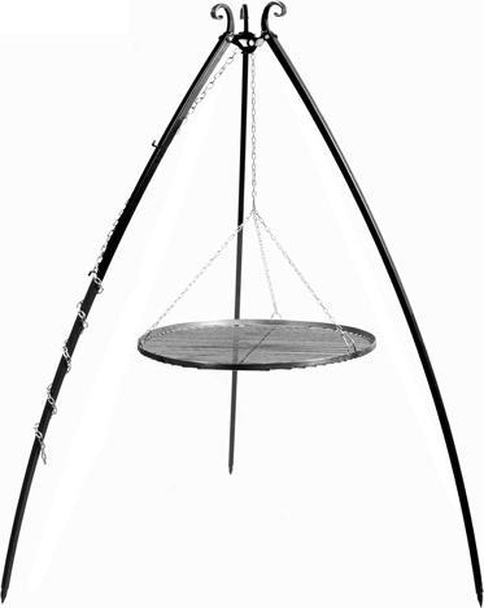 CookKing Grill Tripod Roestvrij Staal Rooster 70 cm