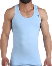 Embrator 2-pack mannen Tank-Top licht blauw maat M