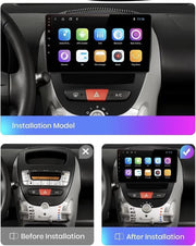 CarPlay Toyota Aygo 2005-2014 Android 10 navigatie en Multimediasysteem autoradio bluetooth usb wifi 1+16GB