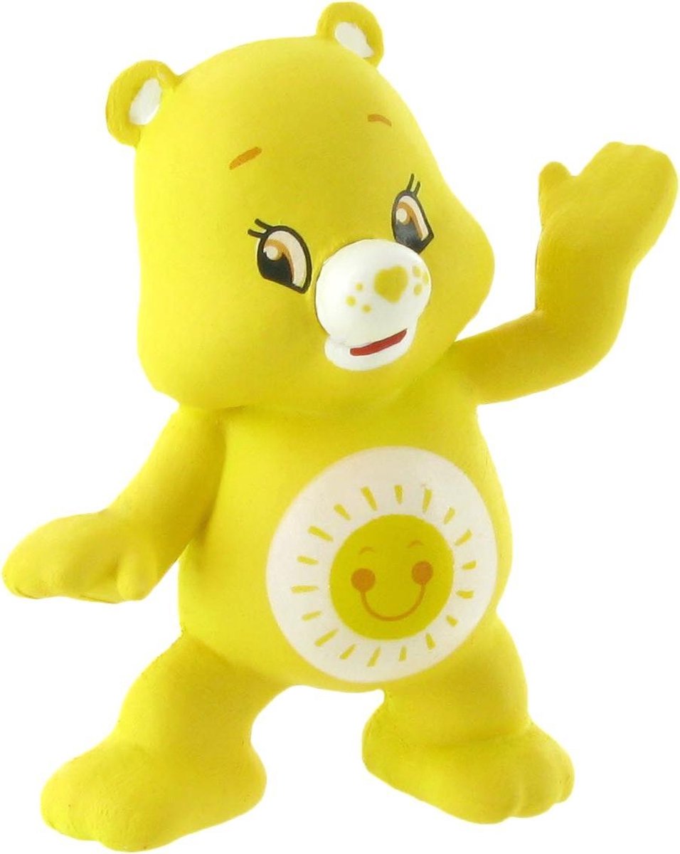 Comansi Speelfiguur Troetelbeertjes: Funshine 6 Cm Geel