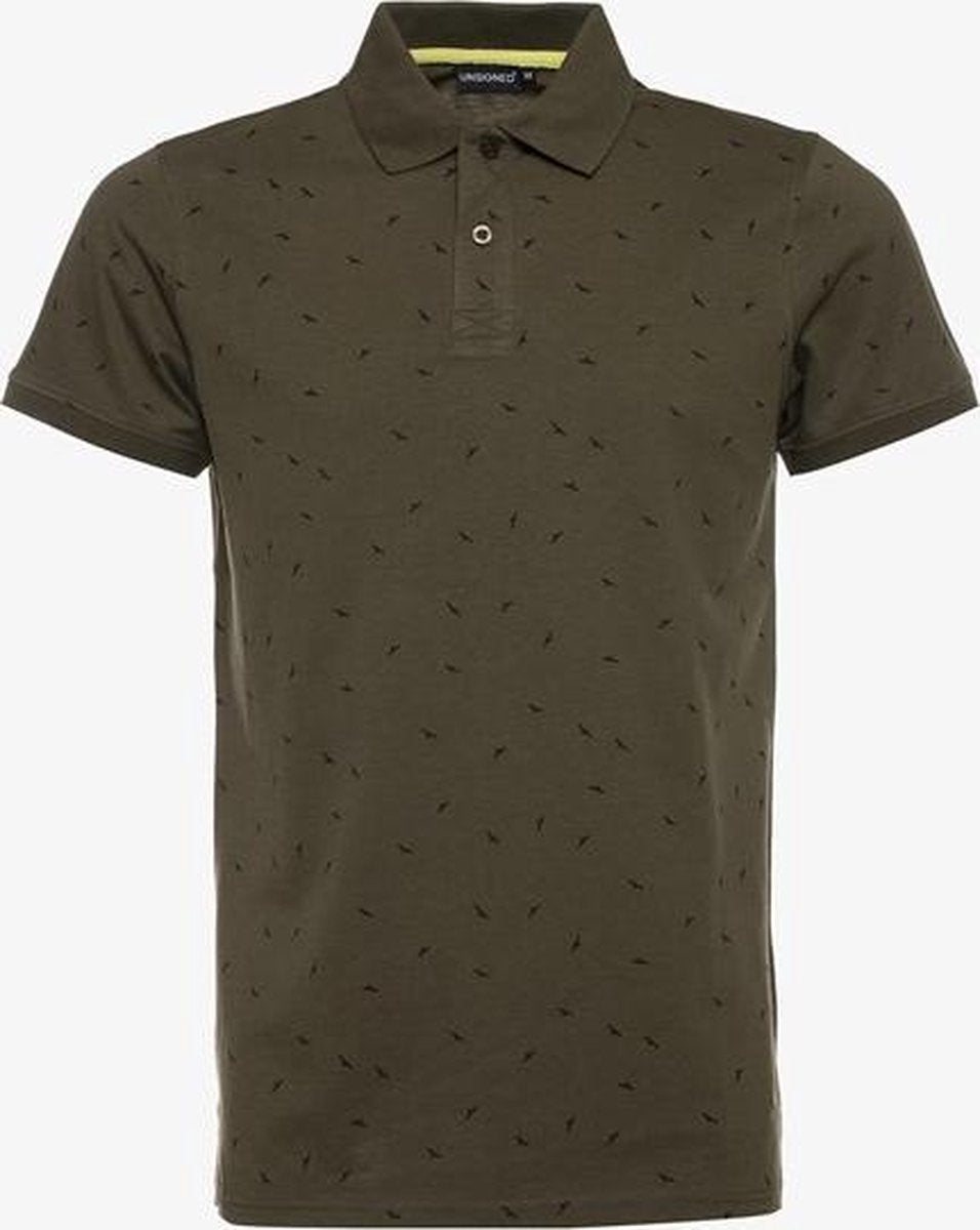 Unsigned heren polo - Groen - Maat S