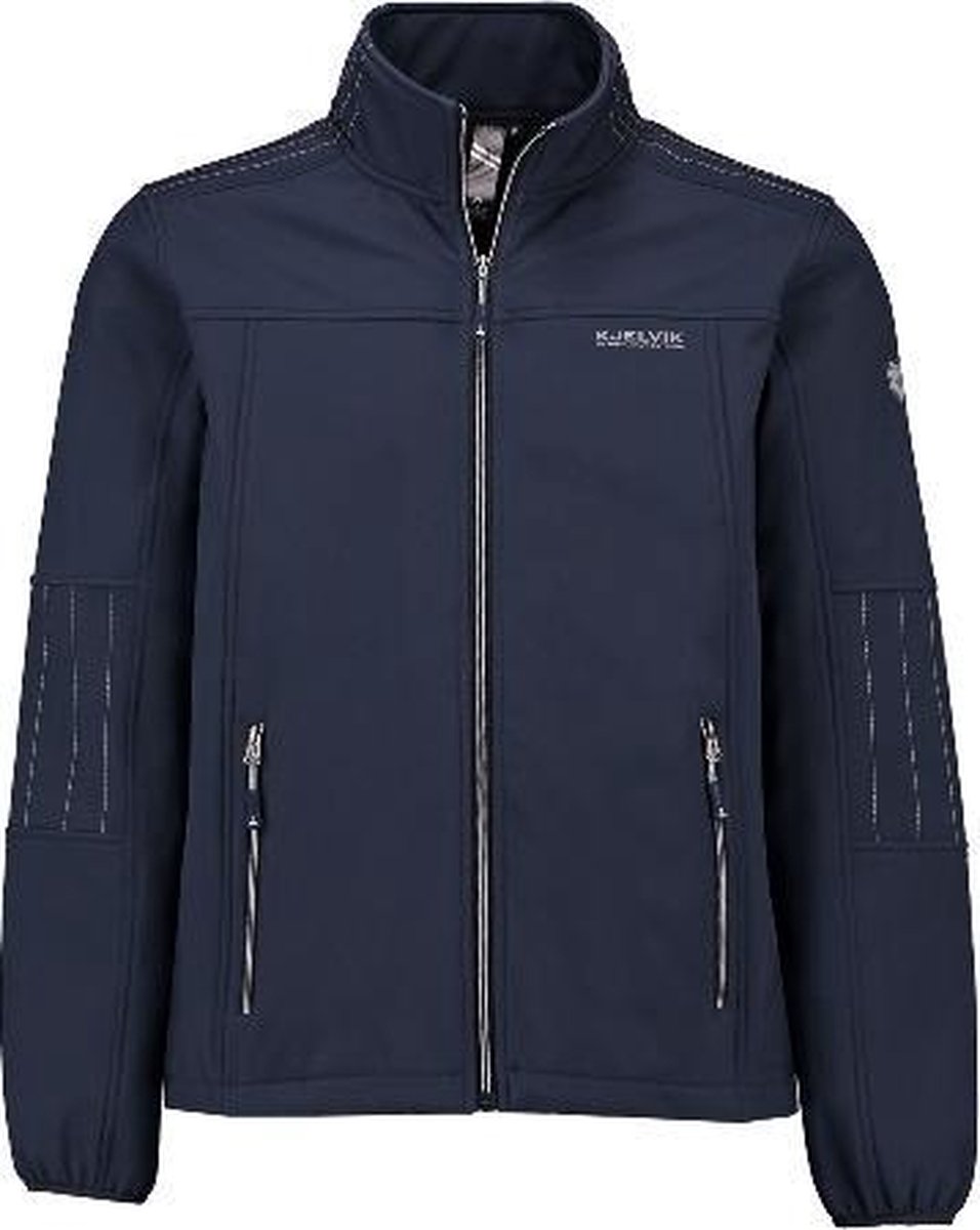 Kjelvik heren softshell jas Denny navy - maat 3XL