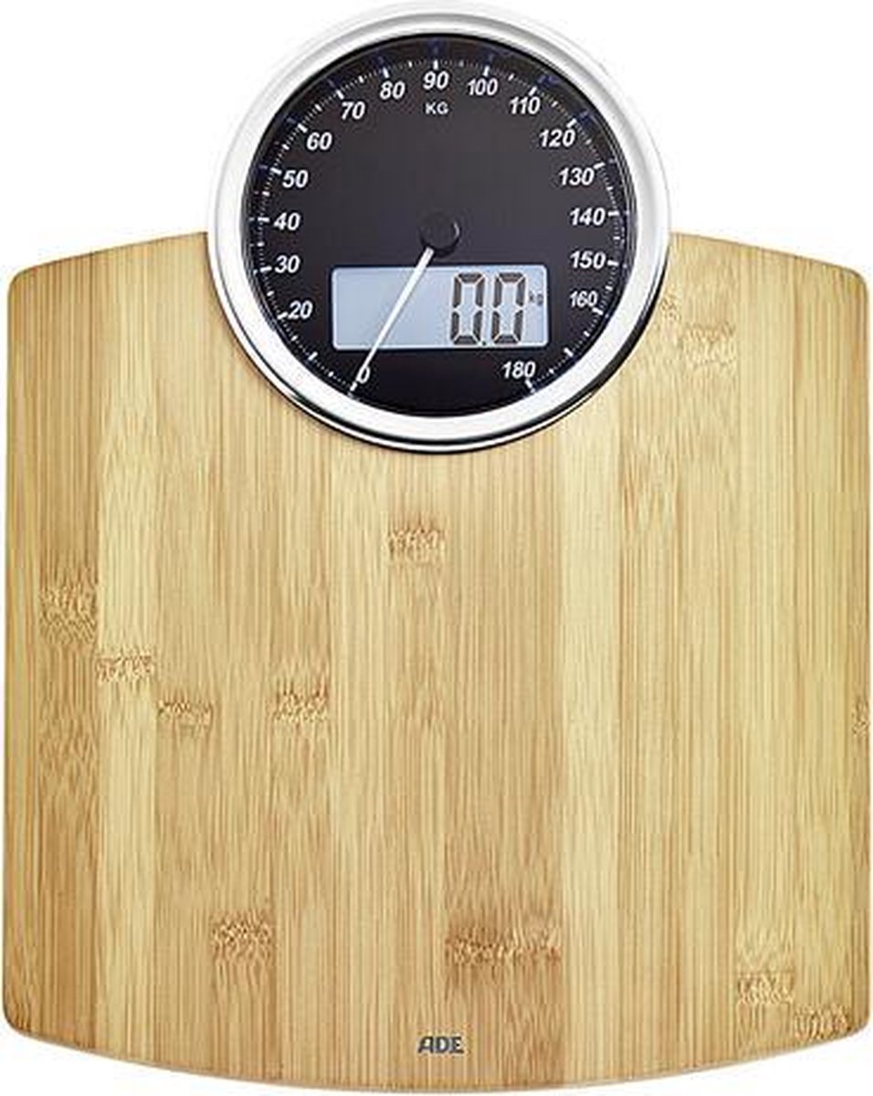 ADE BE 1719 Luna Digitale personenweegschaal Weegbereik (max.): 180 kg Bamboe