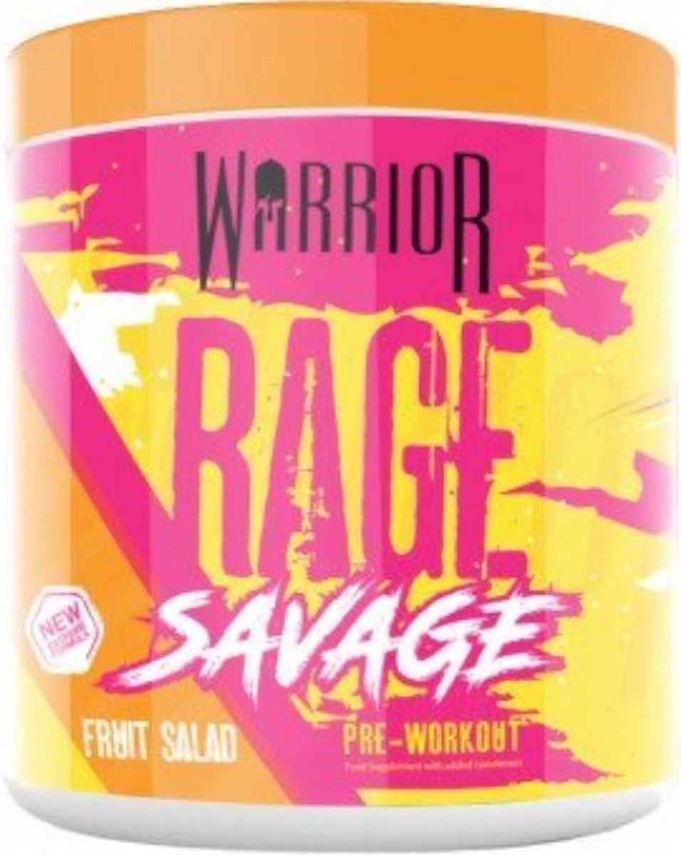 Warrior Rage Savage Pre workout 330g Grape Bubblegum 40 serv