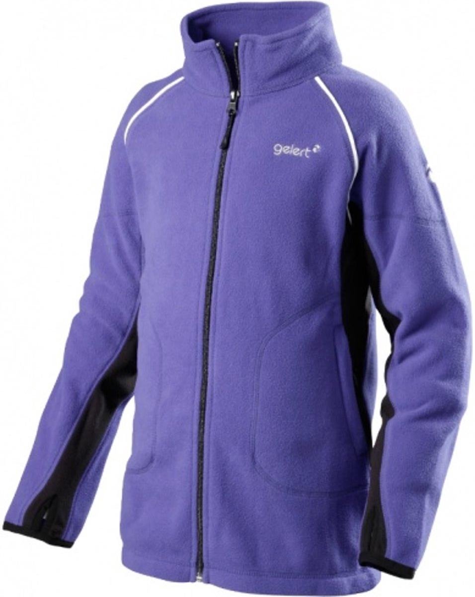 Fleecetrui Meisjes – Gelert August Fleece – Blauw/Zwart maat 116(5-6jr)