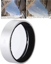 JUNESTAR voor Xiaomi Xiaoyi Yi II 4K Sport actiecamera Proffesional UV-filter (goud)