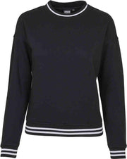 Urban Classics Sweater/trui -5XL- College Sweat Crew Zwart