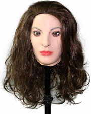 Vrouwenmasker (bruin haar)