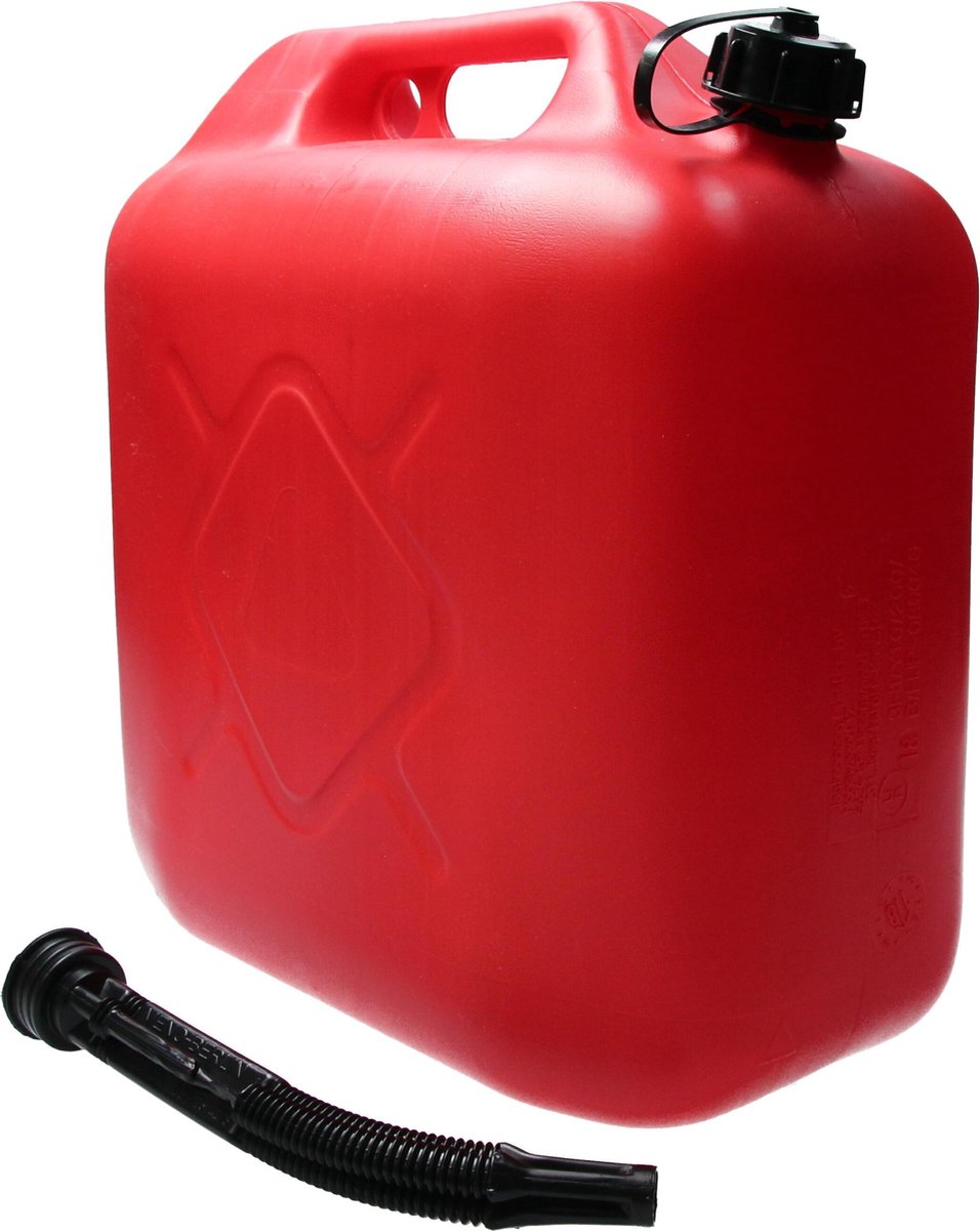 Kramp Jerrycan 20 Liter Rood Zware Kwaliteit 1015 Gram UN Keurmerk
