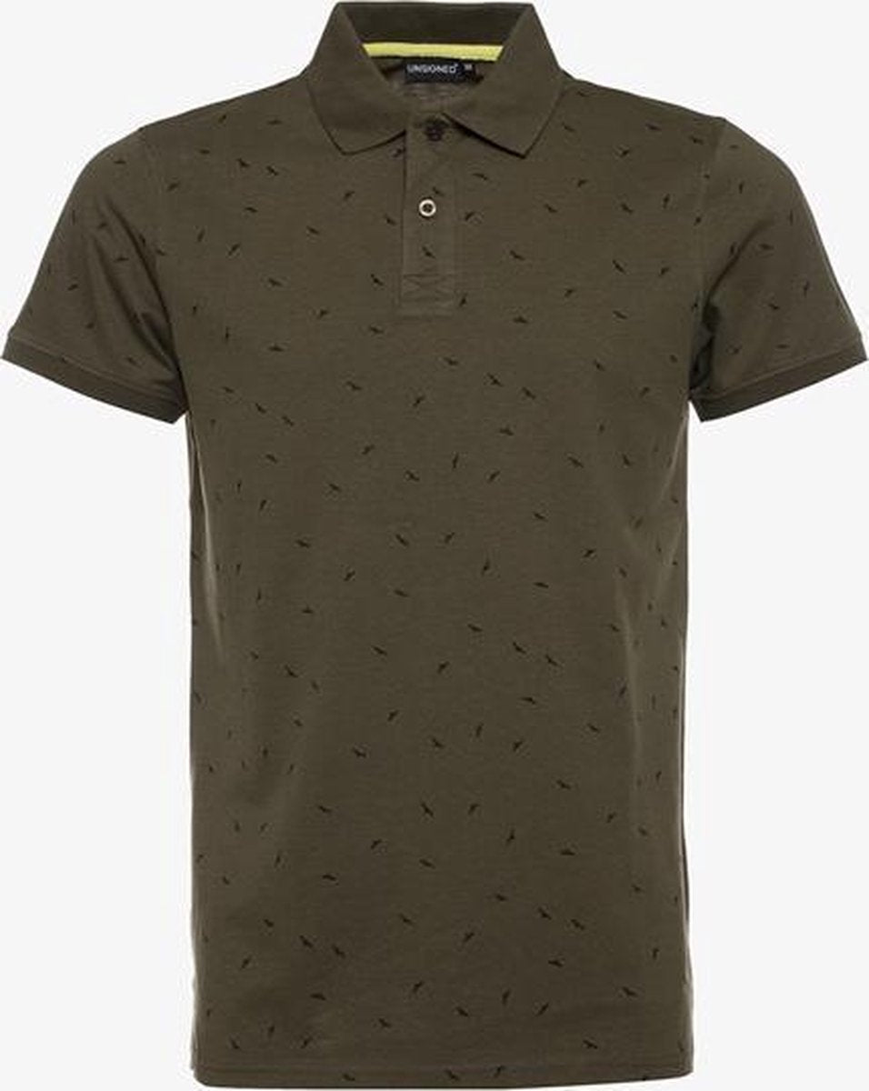 Unsigned heren polo - Groen - Maat XXL