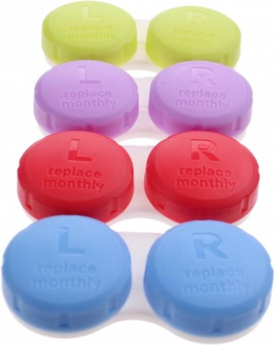 Orange85 - Lenzenbakjes - 4 stuks - Multicolor