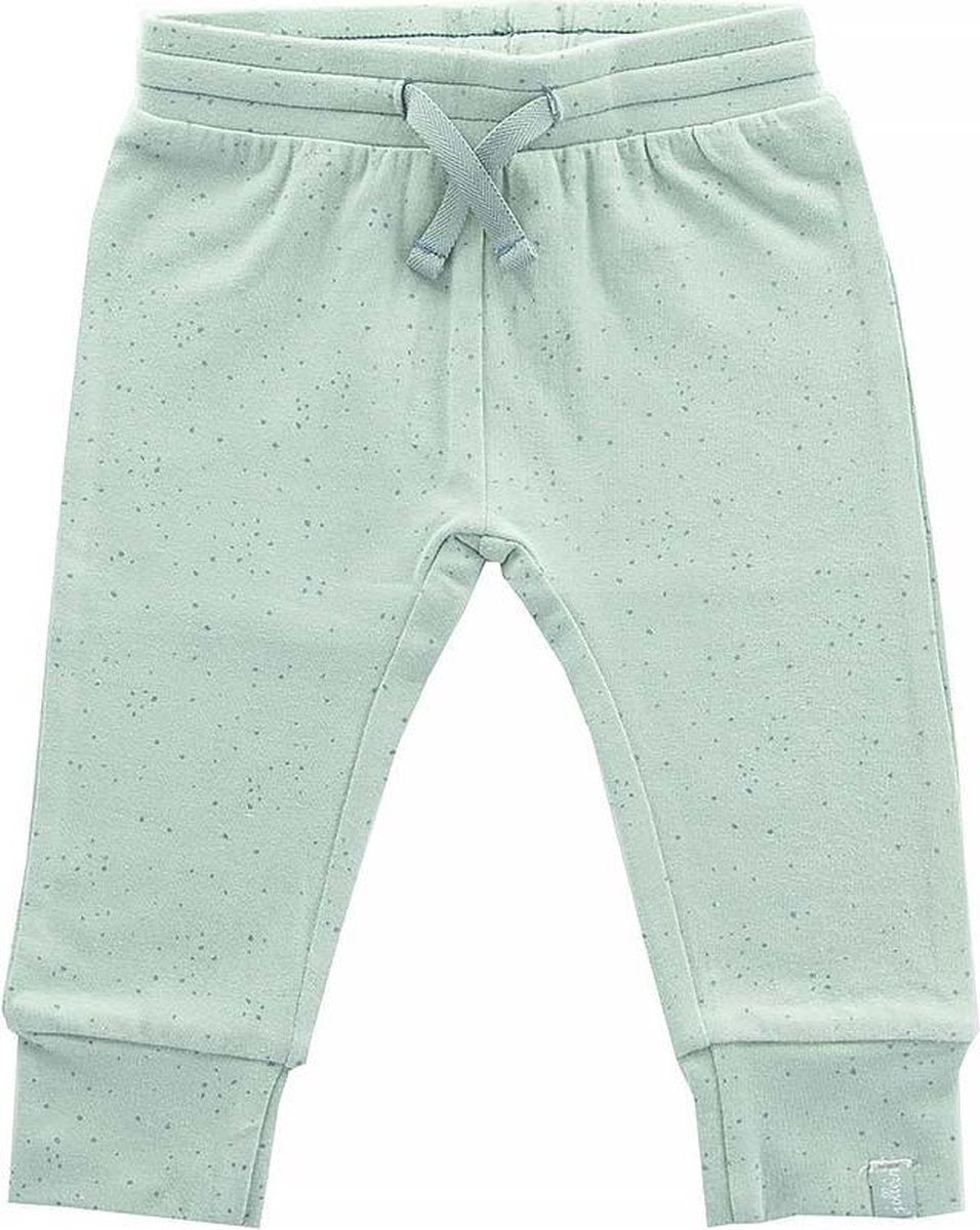 Broekje 62/68 Mini dots stone green