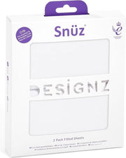 Snuz Hoeslakens voor co sleeper  - 2 pack - 45X90cm - Wit