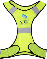 Led reflecterende sportvest - gele hardloopvest - hardloop verlichting - Jogging reflectie vest- one size - veiligheidsset - reflectie hesje