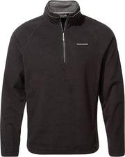 Craghoppers Trui Corey Vi Half Zip Heren Polyester Zwart Mt L