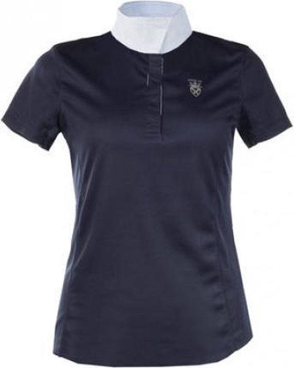Blaire Functional Showshirt Peacoat Donkerblauw 38 Horze