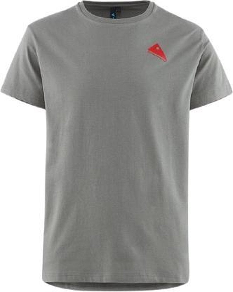 Klättermusen T-shirt Runa Heren Katoen/elastaan Grijs Maat S
