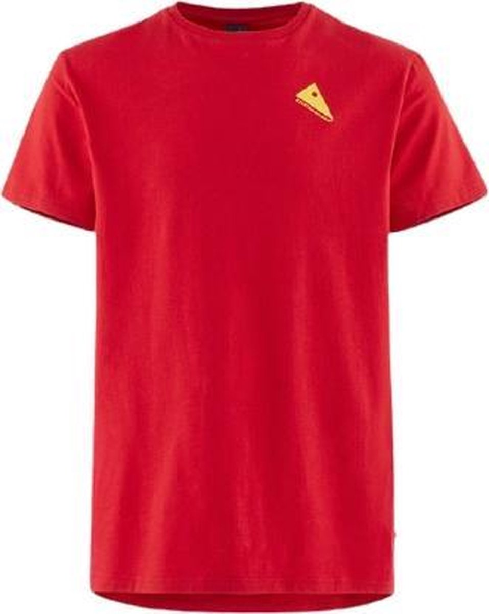 Klättermusen T-shirt Runa Heren Katoen/elastaan Rood Maat S